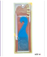 Vintage 1975 New Old Stock Goody Hair Lift Pick Comb Blue  (1) Made In USA - $13.54 CAD