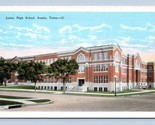 Junior Alto Scuola Costruzione Austin Texas Tx Unp Non Usato Wb Cartolin... - $5.08