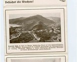 Wachau Valley Austria Mailing Postcard Folder 1920&#39;s - £21.93 GBP