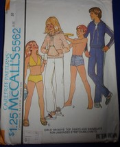 McCall’s Girls Or Boys Top Pants Swimsuits Size 10 #5562 Missing Piece #2 Pocket - £3.80 GBP