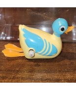 Vintage 1977 Tomy Swimming Duck, Windup Plastic Toy, Works great pool ba... - $18.61