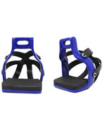 4-1/2&quot; Wide English Aluminum Endurance Safety Cage Saddle Stirrups Purple - $50.80 CAD