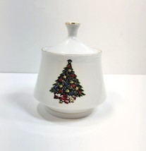 Sea Gull Fine China Christmas Tree Sugar Bowl Dish - $8.90