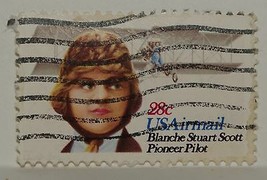 Vintage Stamps American America Usa States 28 C Aviation Scott Airmail X1 B24 - £1.38 GBP