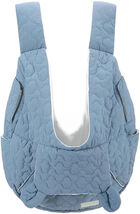 Anywags Pet Carrier Royal Blue Embroidered Fabric Large Space Pet Backpa... - $71.90