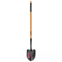 47 In. L Wood Handle Carbon Steel Digging Shovel with Grip - $520.83 MXN