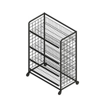 Sam Pievac 4 Shelf Rolling Mobile Rack - $372.41