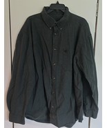 Mens XXL Timberland Green/Multicolor 100% Cotton Button Down Long Sleeve... - $350.51 MXN