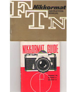 User Manual Instruction Guide Lot for Nikon Nikkormat FTN FT FS F [Vintage]