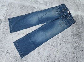 Abercrombie and Fitch Women Jeans Blue Denim Bell Bottom Cotton Jeans Size 14 - £22.68 GBP
