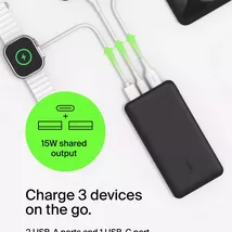 BoostCharge 10000 mAh Power Bank with USB-C and USB-A - $63.88