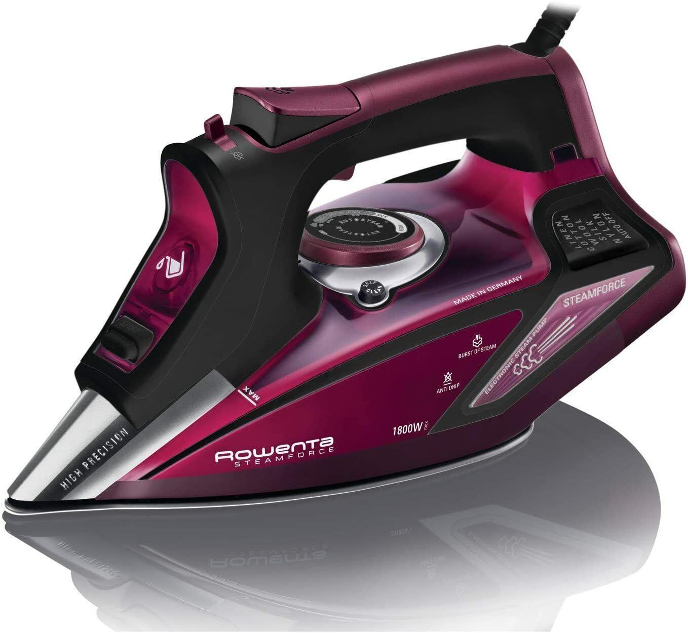 Rowenta Pro Master X-CEL Steam Iron, 400-Hole Soleplate, 1775 Watt (Your Choice) - $65.99