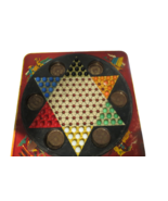 Vtg 1960s Ranger Steel Products Pagoda Chinese Checker Set Metal Board W... - £26.84 GBP