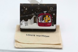 LOUIS VUITTON Monogram Canvas 2019 Christmas Animation Victorine Wallet Fuchsia - £691.64 GBP
