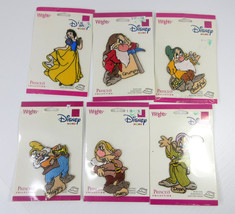 Wrights Princess Collection Snow White &amp; The Seven Dwarves Iron-On Patches - £4.69 GBP