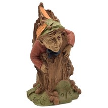 Tom Clark Gnome STUCK Figurine Edition #97 In Tree Stump Curious Vtg 1983 COA - £11.33 GBP