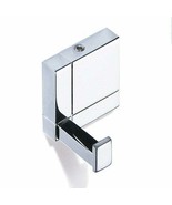 Q1 Polished chrome Two Towel hook SET. Two Robe hooks - $82.58 CAD