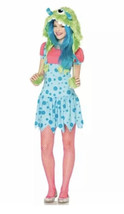 One-Eyed Erin Furry Monster Cyclops Cute Fancy Dress Up Halloween Teen S... - $9.89
