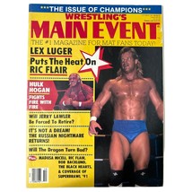 Wrestlings Main Event Magazine WWF Luger Lawler Flair Madusa Miceli Oct 1991 - £28.72 GBP
