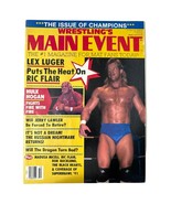Wrestlings Main Event Magazine WWF Luger Lawler Flair Madusa Miceli Oct ... - £28.73 GBP