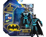 Spinmaster Bat-Tech Batman 4&quot; Action Figure with 3 Surprise Accessories MIB - £6.98 GBP