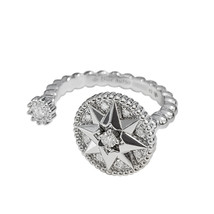 Christian Dior Rose Des Vents Ring White Gold and Diamonds, 5.25 - £3,100.16 GBP