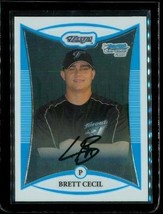 2008 Bowman Chrome Prospects Baseball Card BCP178 BRETT CECIL Toronto Bl... - £7.78 GBP