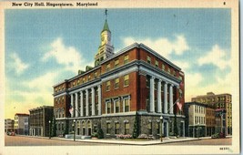 New City Hall Hagerstown Maryland Postcard - £7.84 GBP