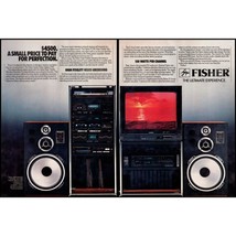 1985 Fisher 1585 Audio Visual Stereo System 2 Page Vintage Print Ad Wall Art - £8.20 GBP