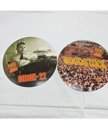Lot of (2) 1960s Arts Entertainment Circle Cardboard Collectables With F... - $164.54 MXN