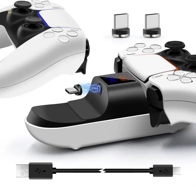 Controller Charger Firm Dual Sense Controller Charger Dock Wireless Controller - £14.78 GBP+