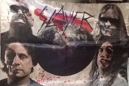 SLAYER World Painted Blood FLAG CLOTH POSTER WALL TAPESTRY BANNER CD Thr... - $27.38 CAD