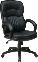 Office Star High Back Thick Padded Contour Seat And Back With Padded Arm... - £171.85 GBP