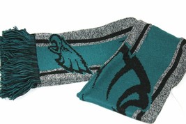 NFL Philadelphia Eagles 2021 Gray Big Logo Scarf 64&quot; by 7&quot; by FOCO - £23.58 GBP