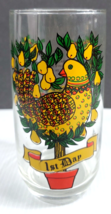 TWELVE DAYS OF CHRISTMAS GLASS TUMBLER - 1st Day ONLY - Box 21 - £7.81 GBP