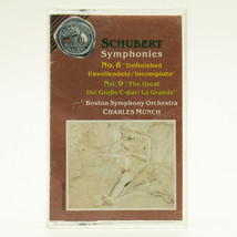 FRANZ SCHUBERT Symphonies 8 Inachevée Et 9 La Grande (Cassette) 1991 - £7.01 GBP