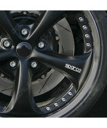 Sparco Logo Wheel Decals Stickers Premium Quality 5 Colors Porsche Audi ... - £8.76 GBP