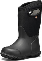 BOGS Neo Classic Boots Kids Youth 1 Black York Insulated Winter Rain NEW - £30.97 GBP
