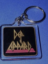 Def Leppard Keychain Key Ring Vintage 1980&#39;s - £11.78 GBP