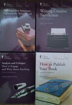 Lot Of 4 Complete Brand New Great Courses Literature &amp; Language Writing ... - $49.49