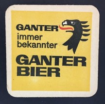 Ganter Bier / OGA Schwarzw Kirsch Vintage German Beer Coaster - £9.59 GBP