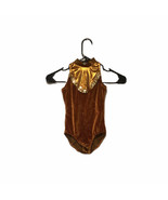 Creations By Cicci Girls Brown Gold Glittering Tutu Costume 6x7 - $20.17 CAD