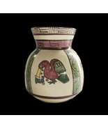 VTG Folk Art Pottery Vase By FCA Handmade In Peru Southwest Mid Century ... - £32.80 GBP