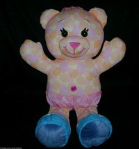 15 Pink Orange Doodle Teddy Bear Draw Color Marker Stuffed Animal Plush Toy Girl - £11.14 GBP