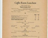 Coffee Room Luncheon &amp; Dinner Menus Hotel Sir Francis Drake San Francisc... - $67.32
