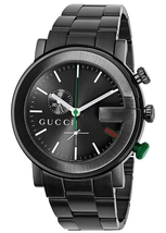 Gucci YA101331 Black Dial Stainless Steel Strap Gents Watch - £936.08 GBP