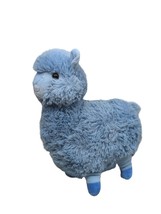 Inter-American Products blue plush llama stuffed animal textured fur - £15.57 GBP