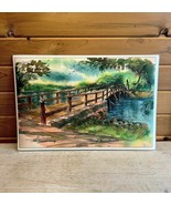 The Concord Bridge Massachusetts 1976 Bicentennial Vintage 1976 Placemat... - $33.23 CAD
