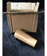4pcs Cone Shape Solid Wood Furniture Sofa Legs Natural 5” - $9.89