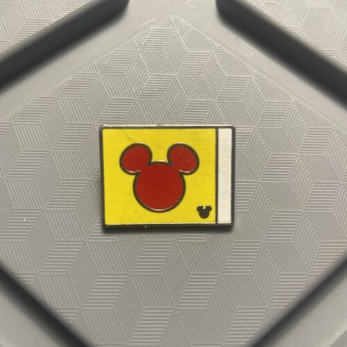 Disney Trading Pin Yacht Club Flag Yellow Red Mickey Hidden Mickey 4 of 5 2010 - $13.49